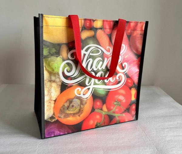 Eco Friendly Recycle Reusable Non-Woven Bag Pp Laminated Non Woven Grocery Bag Fabric Shopping Bags For Shop
