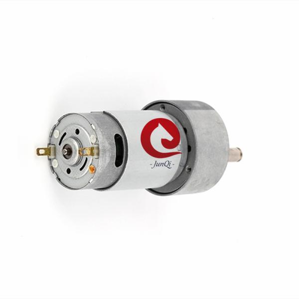 Motor pequeno da caixa de engrenagens da C.C. do torque alto de JQM-37RS 395 37mm12V 24V para a máquina de solda elétrica