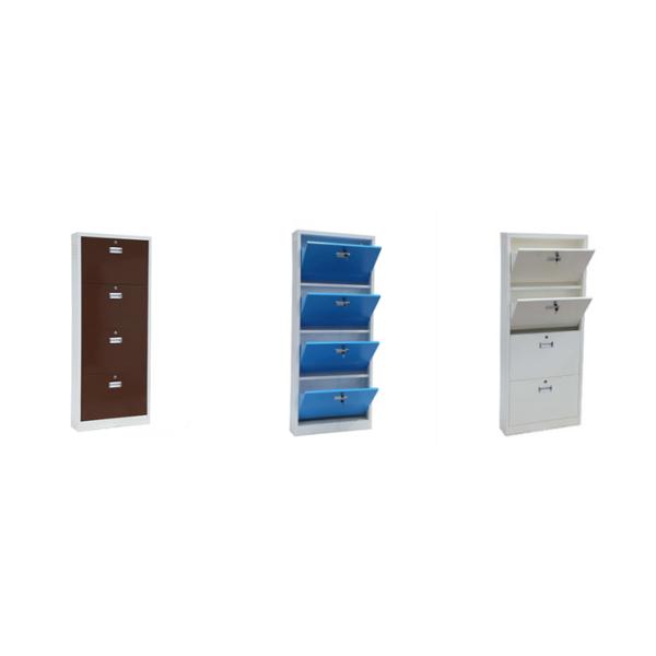 Keda 0.6mm Plate H1500mm Lockable Shoe Cabinet