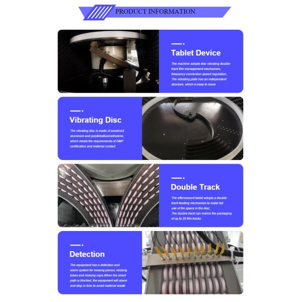 Máquina de enchimento de bebidas energéticas eléctricas para contagem de comprimidos efervescentes