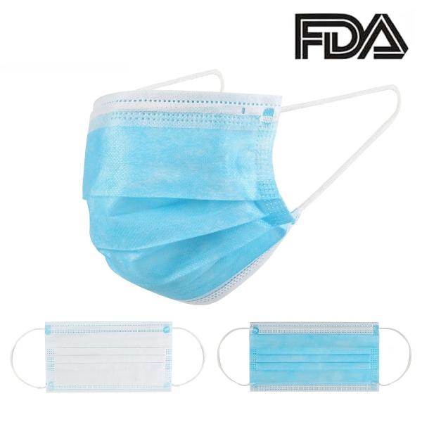 Skin Friendly Hospital Face Masks , Sanitary Face Mask Safety Comfortable