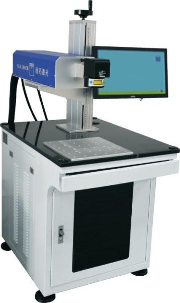 Desktop Galvo Co2 Rf Uv Fiber Laser Marking Machine With 1-5K HZ Modulation Frequency
