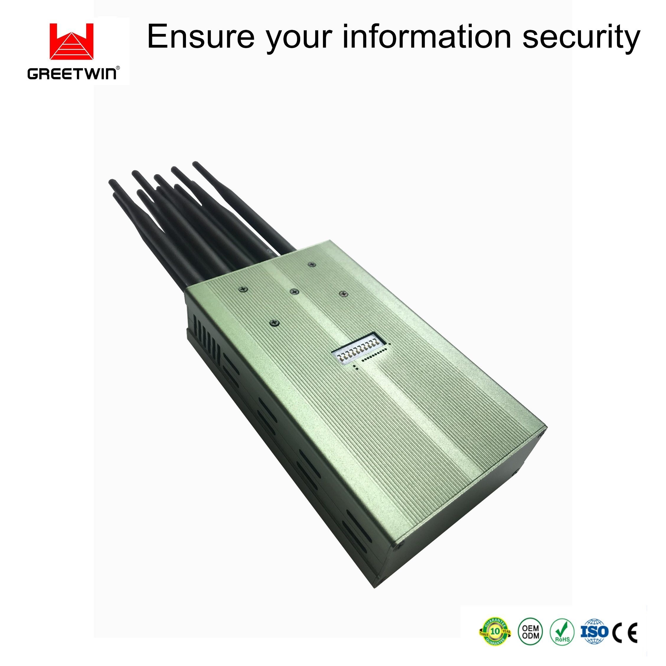 7W 20 измеряет Jammer 3G 4G RF антенн 2.5dBi портативный