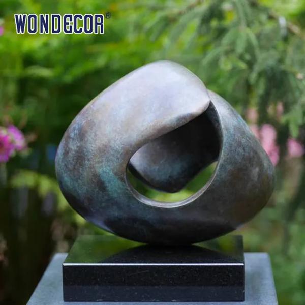 Escultura de bronze do sumário exterior da decoração do metal do sumário do jardim