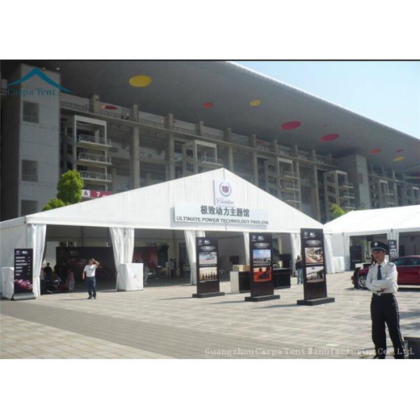 Customized  Size Large Aluminum Fireproof Event Tents With Wooden Floor