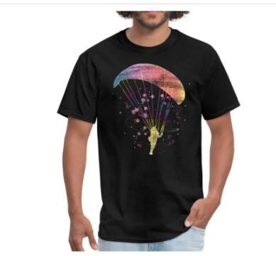 Custom Sports T shirt for Men and Woman print logo or contact informaton for your fly team or club or school