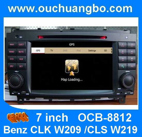 Car audio for Mercedes Benz CLK W209 /Benz CLS W219 body kit with iPod RDS radio mp3 player OCB-8812