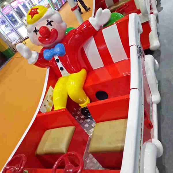 Kids Tourist Train Rides , Amusement Train Rides Turning Radius 3.5m