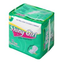 Algodão orgânico menstrual Eco-amigável macio biodegradável branco puro da almofada do prurido do Oem guardanapo sanitário descartável do anti