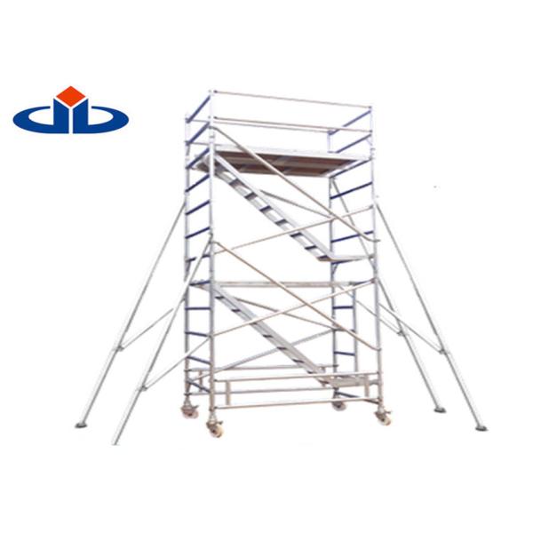 Strong Loading Scaffolding Frame System Mobile Aluminium Scaffold Access Tower