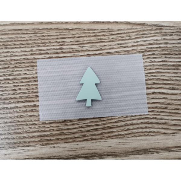 3D Molded Silicone Heat Transfer Labels Embossing Printing Technics