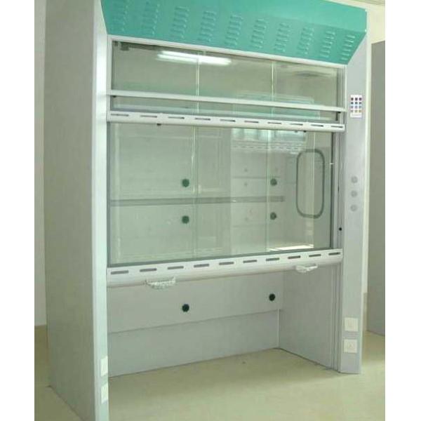 Safety Stainless Steel Fume Hood , Chemical Fume Hood 6mm Thick Acid Compact Board