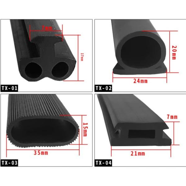 2024 Customized Auto Rubber Seals Wholesale Truck Car Door Window Edging Seal Strips Moulding Processing Service Industrial