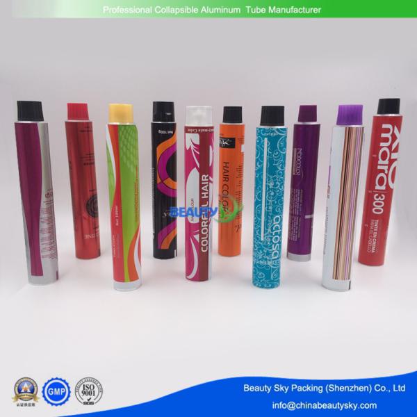 BEAUTY SKY Dia. 13.5mm --40mm Printed Aluminium Tubes  for  Hair Color cream