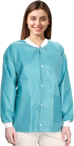 Jaquetas descartáveis de laboratório casaco 32 comprimento de quadril longa vestidos de trabalho roupas S-2XL amostra grátis