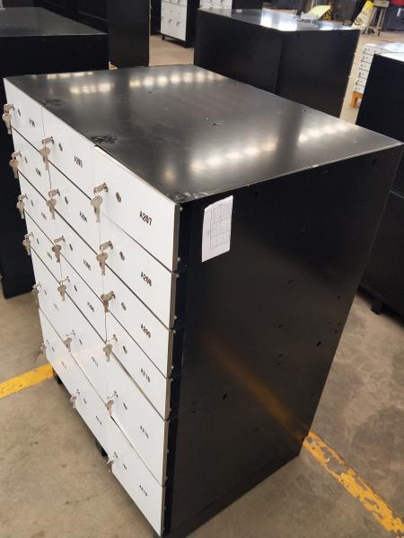 caixa de cofre-forte do banco da largura da placa de aço 400mm de 0.7mm, caixa da custódia segura Lockable