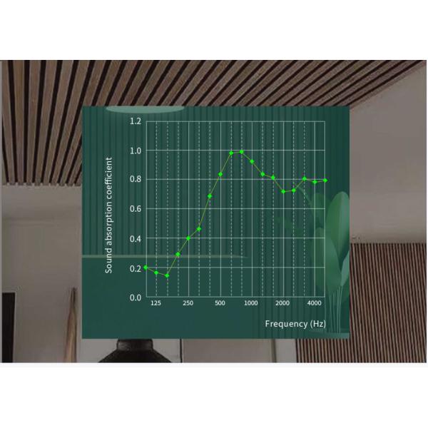 wood slat Decorative Wood Slat PET Acoustic Panel For The Wall Covering