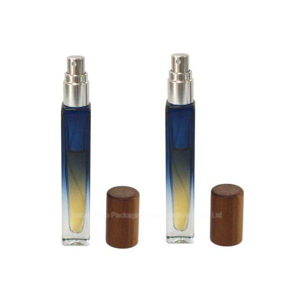 Small Glass Cosmetic Spray Bottle 10ml Blue Makeup Spray Bottle