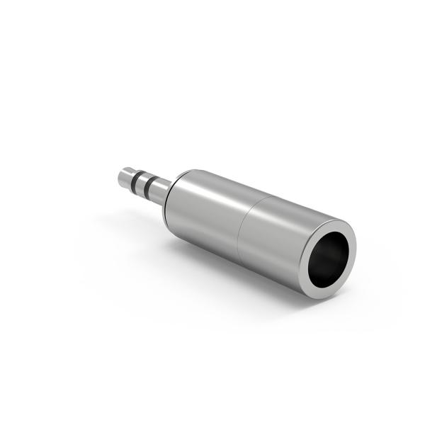 Áudio Vídeo 1/8 3.5mm jack estéreo Plug Connector Material metálico impermeável