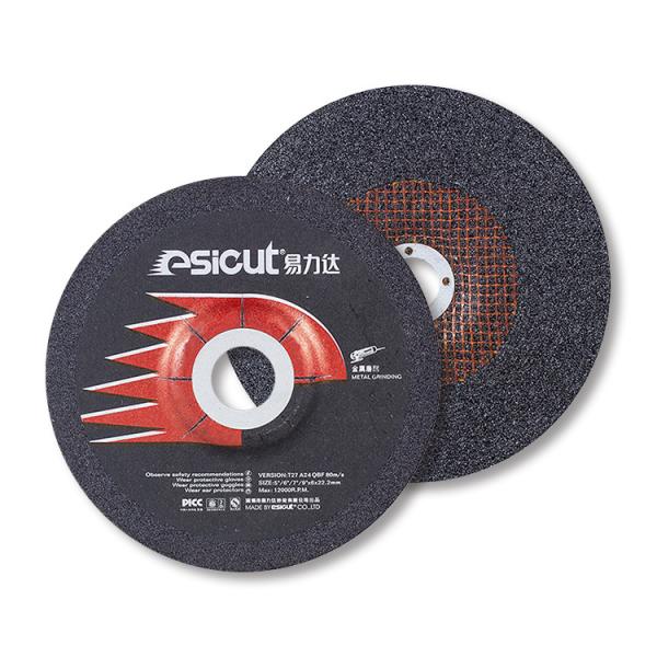a resina com uma roda de moedura de corte abrasiva do disco eliminou a série completa dos discos para o ferro do metal de aço inoxidável