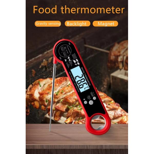 DTH-186 New Design -50 To 300℃ Instant Read Digital Meat Thermometer For Cooking Digital LCD Screen Food Thermometer