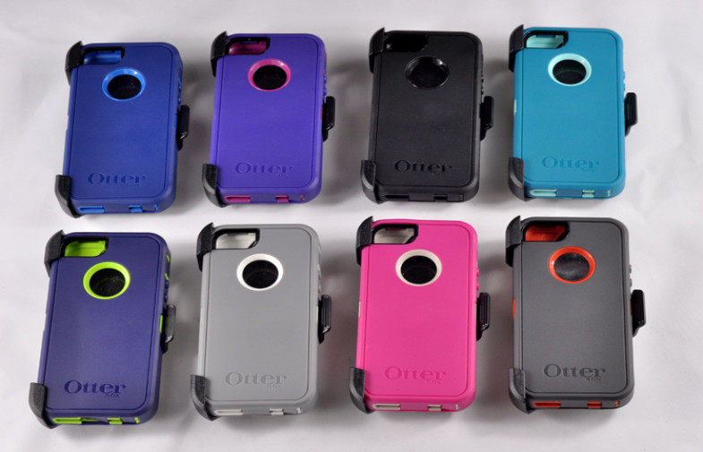 Outerbox 3-Layers Iphone 5 Hard Shell Case Purple Waterproof With TPE Boom