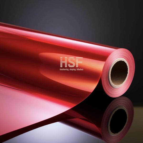 50 микрон непрозрачный красный ПЭТ фильтр для выпуска флуоросиликона Силикон покрытый боковой раной