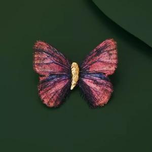 Custom Bohemian Butterfly Pin – Artisan Craftsmanship, Versatile Wear & Free