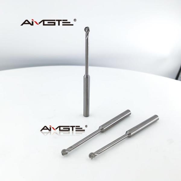 Carbide Ball Nose Lollipop End Mill for Aluminum 3 Flute High Speed CNC Milling Cutter Tungsten Steel Long Neck Design for 3D Contouring