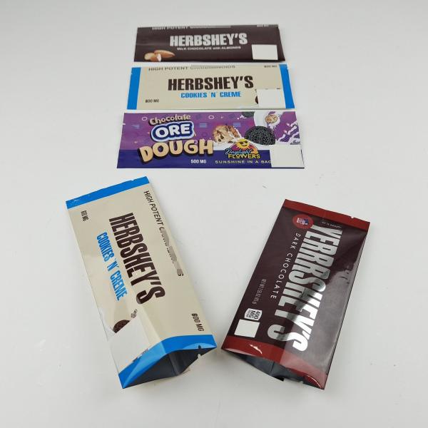 Recyclable Digital Printing Foil Bag CMYK Color Chocolate Packaging Bags
