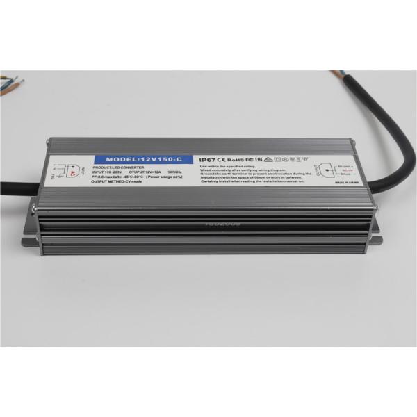 Электропитание 150W IP67 водоустойчивое 12v 24V напряжения тока ODM OEM постоянн привело водителя
