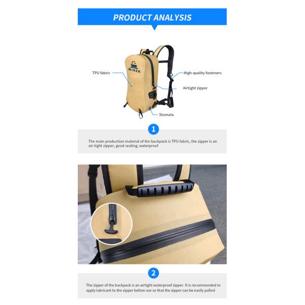 13Л делают рюкзак водостойким альпинизма герметичным для на открытом воздухе рыбной ловли