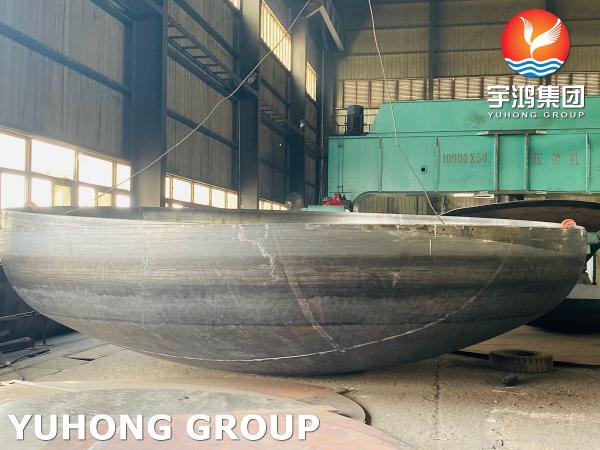 ASME SA516 Gr. 70N Dished Elliptical Head End Caps for High-Performance Steel Fitting