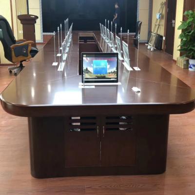 Meeting Room Motorized Computer Monitor Lift Vertical Hidden LCD Customized