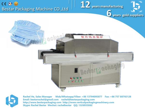 Ultraviolet ray sterilization machine for mask, face mask, 3-ply mask