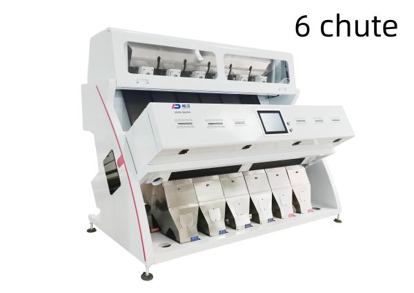 Automatic Rice Color Sorting Machine 6 Chute 384 Channel
