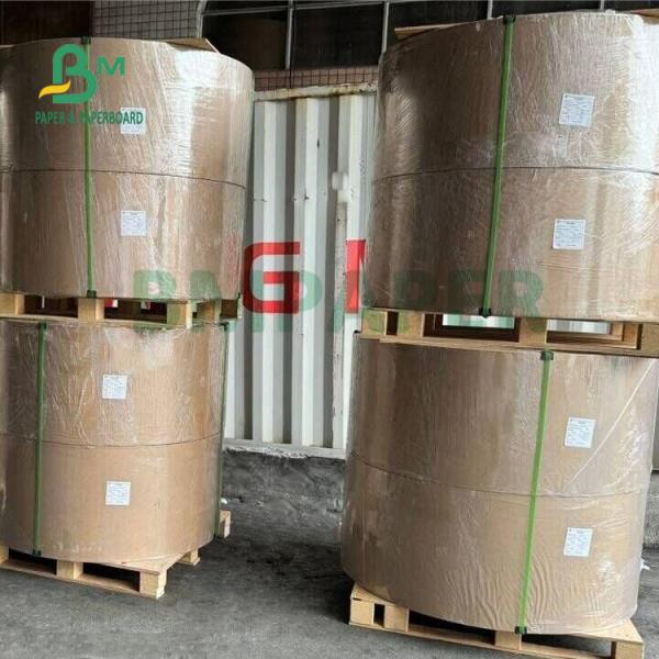 90gsm Golden Yellow Kraft Paper For Bubble Envelope Good Tensile Strength 90 гр. Золото-желтая крафт-бумага для пузырьковой оболочки