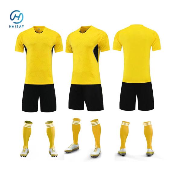 Elevate Your Game with Dynamic Soccer Kits Moisture-Wicking Breathable Mesh Bold Stripes Custom Team Jersey