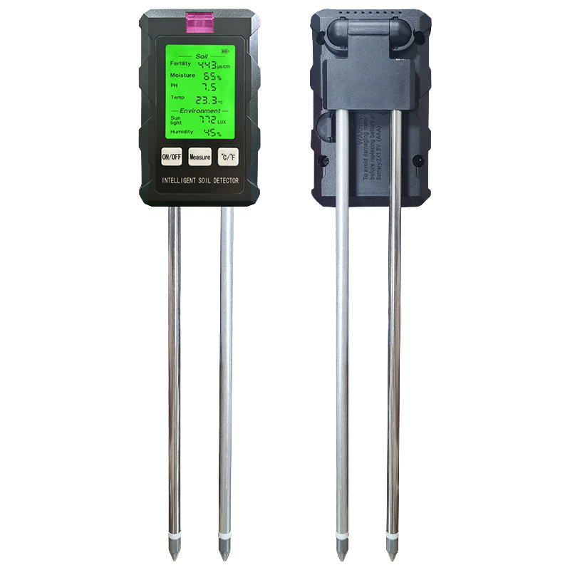 Custom 6 In 1 Soil Fertility Meter PH Moisture Meter Humidity Soil Detector ODM OEM