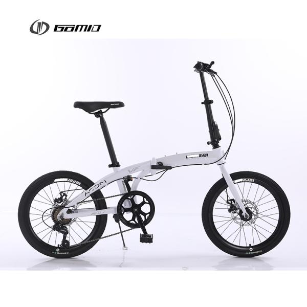 GOMID Folding Bicycle with SHIMANO TX30-7 Speed Shift Lever and 20 Inch Foldable Design Bicicletas Gear Cycle