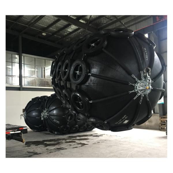 Part Fender Customized Size 50kpa 2.5X4.0m Marine Ship Docking Yokohama Type Rubber Pneumatic Fender