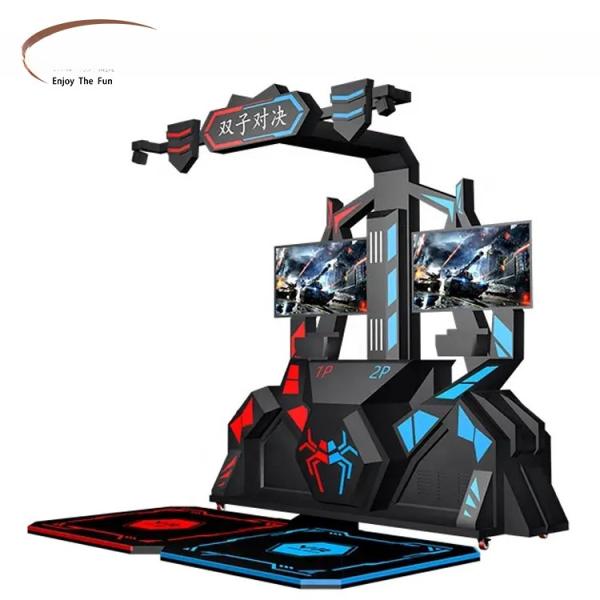 Indoor Virtual Reality Machines Multiplayer VR Shooting With Metal Material