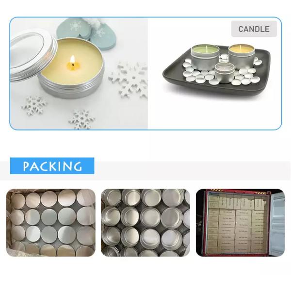 Жестяной коробки коробки олова опарника металла сливк 5ML-250ML опарник косметической алюминиевый