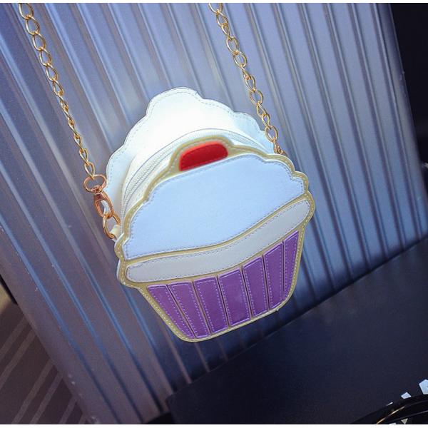 Korean version of the summer new personalized fashion ice cream cake bag casual shoulder bag diagonal female chain