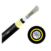 10 diélectrique aérien aérien de câble optique de fibre du mode unitaire G657A de SM de noyau