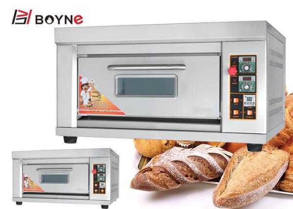 Stainless Steel Bakery Deck Oven Electirc Two Deck For Hotel