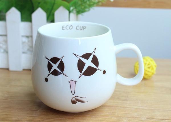 Cartoon Ceramic Mug Cute Ceramic Coffee Cup Gift Coffee Mug Promotional Gift Mug