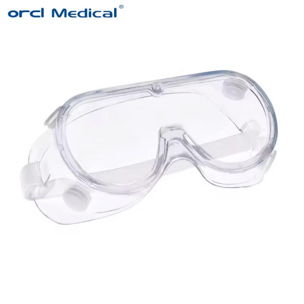 Lunettes médicales durables, stériles, antibuée, anti-éclaboussures de liquide, lunettes de protection de sécurité