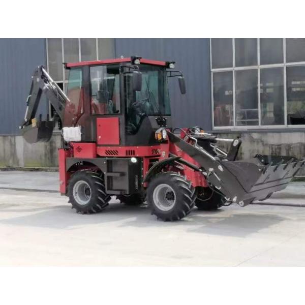 Mechanization WZ35-10 Backhoe Loader with 1 Ton Rated Load and 190° Boom Rotary Angle