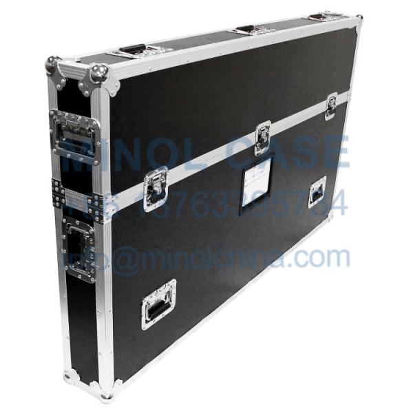 Aluminum LCD LED Plasma TV Flight Case With 4 Wheels Aluminum TV Trunk Case
